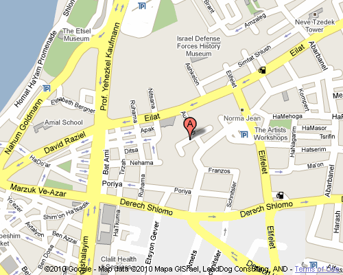 ©2010 Google - Map data ©2010 Mapa GISrael, LeadDog Consulting